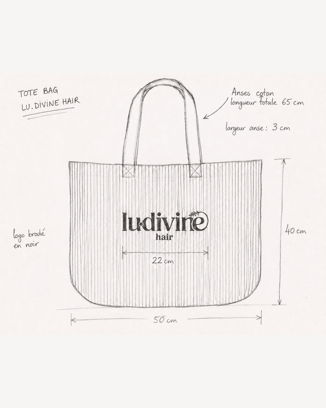 Tote Bag Lu.Divine Hair